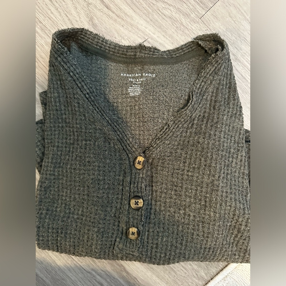 Henley sweater